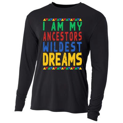 Black History Month Period Melanin pride Cooling Performance Long Sleeve Crew