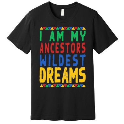 Black History Month Period Melanin pride Premium T-Shirt