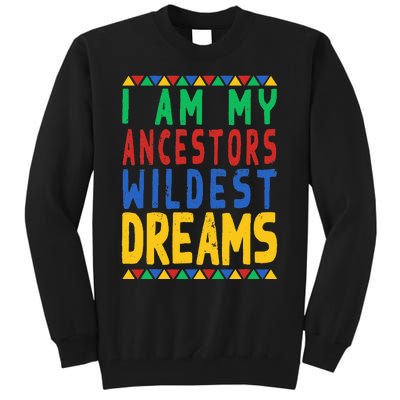 Black History Month Period Melanin pride Tall Sweatshirt