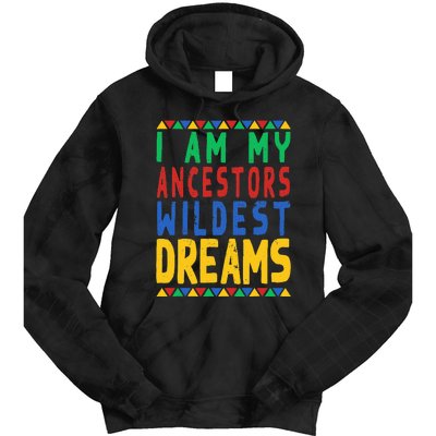 Black History Month Period Melanin pride Tie Dye Hoodie