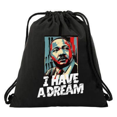 Black History Month Martin Dream Meme Drawstring Bag