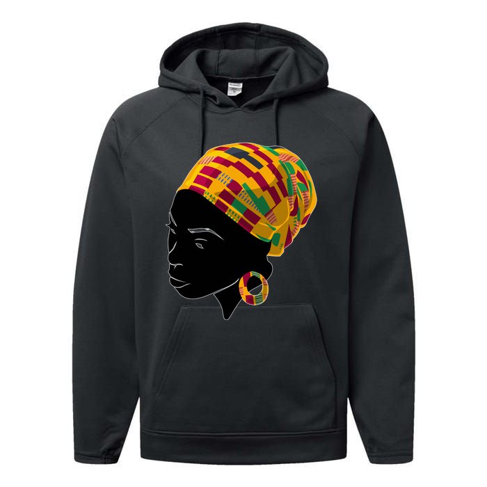 Black History Month Shirts Funny Kente Cloth Head Wrap Gift For African American Performance Fleece Hoodie