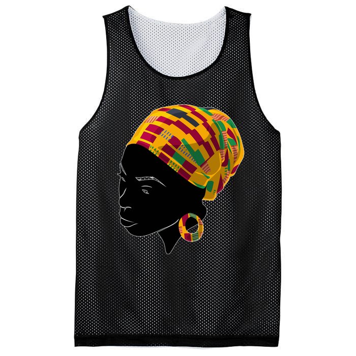 Black History Month Shirts Funny Kente Cloth Head Wrap Gift For African American Mesh Reversible Basketball Jersey Tank