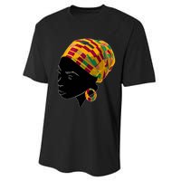 Black History Month Shirts Funny Kente Cloth Head Wrap Gift For African American Performance Sprint T-Shirt