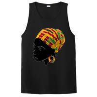 Black History Month Shirts Funny Kente Cloth Head Wrap Gift For African American PosiCharge Competitor Tank