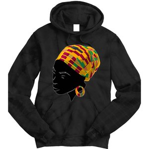 Black History Month Shirts Funny Kente Cloth Head Wrap Gift For African American Tie Dye Hoodie