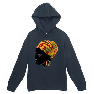 Black History Month Shirts Funny Kente Cloth Head Wrap Gift For African American Urban Pullover Hoodie