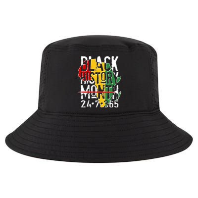 Black History Month 24 7 365 Cool Comfort Performance Bucket Hat