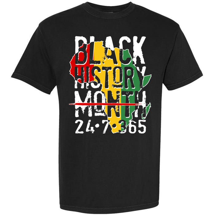 Black History Month 24 7 365 Garment-Dyed Heavyweight T-Shirt