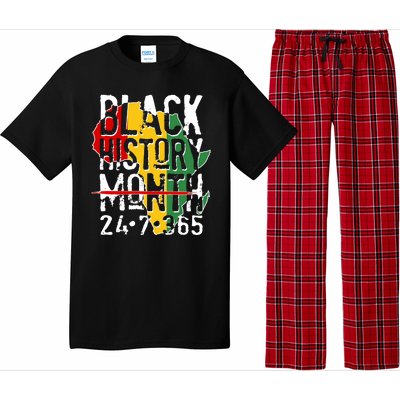 Black History Month 24 7 365 Pajama Set