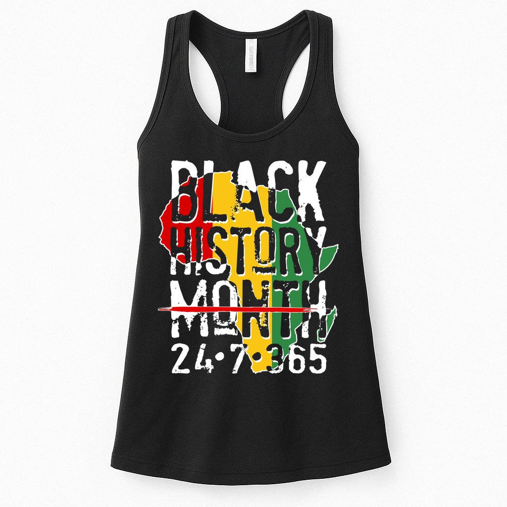 Black History Month 24 7 365 Womens Tank Top