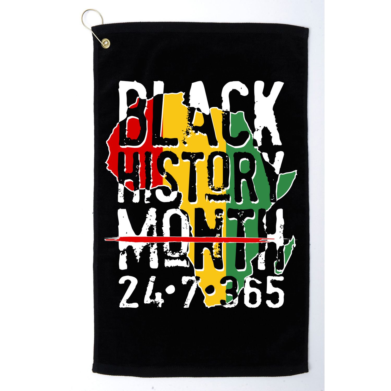 Black History Month 24 7 365 Golf Towel