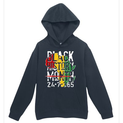 Black History Month 24 7 365 Urban Pullover Hoodie