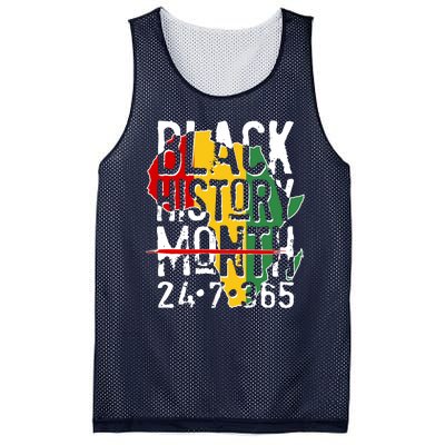 Black History Month 24 7 365 Mesh Reversible Basketball Jersey Tank