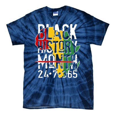 Black History Month 24 7 365 Tie-Dye T-Shirt