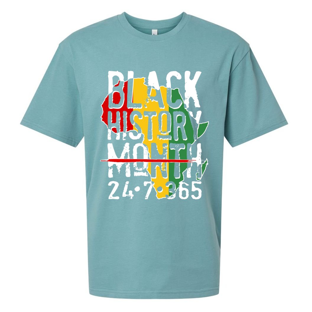 Black History Month 24 7 365 Sueded Cloud Jersey T-Shirt