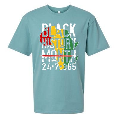 Black History Month 24 7 365 Sueded Cloud Jersey T-Shirt