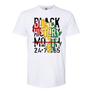 Black History Month 24 7 365 Softstyle CVC T-Shirt