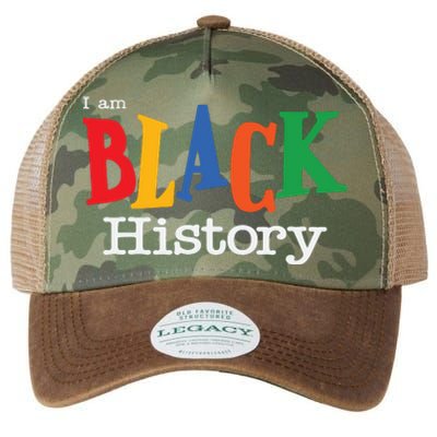 Black History Month I Am Black History Legacy Tie Dye Trucker Hat