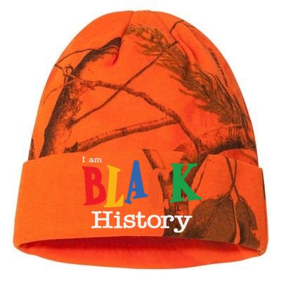 Black History Month I Am Black History Kati Licensed 12" Camo Beanie