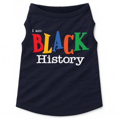 Black History Month I Am Black History Doggie Tank