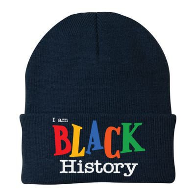 Black History Month I Am Black History Knit Cap Winter Beanie