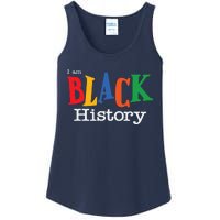 Black History Month I Am Black History Ladies Essential Tank