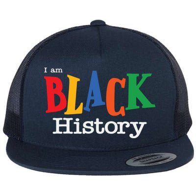 Black History Month I Am Black History Flatbill Hat