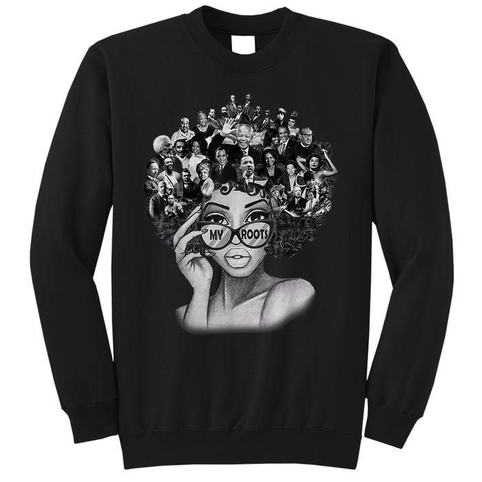 Black History Month Shirt I Love My Roots Back Powerful BLM Sweatshirt