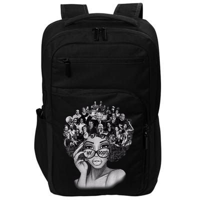 Black History Month Shirt I Love My Roots Back Powerful BLM Impact Tech Backpack