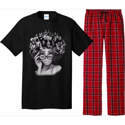 Black History Month Shirt I Love My Roots Back Powerful BLM Pajama Set