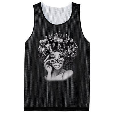 Black History Month Shirt I Love My Roots Back Powerful BLM Mesh Reversible Basketball Jersey Tank