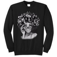 Black History Month Shirt I Love My Roots Back Powerful BLM Tall Sweatshirt