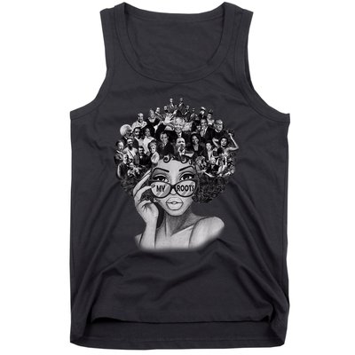 Black History Month Shirt I Love My Roots Back Powerful BLM Tank Top