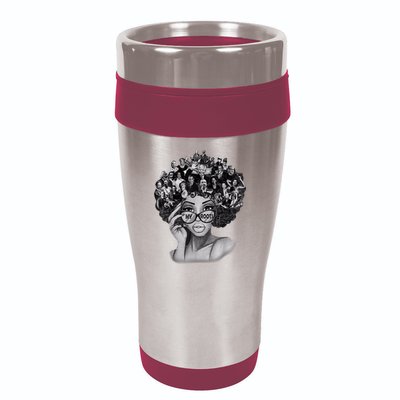 Black History Month Shirt I Love My Roots Back Powerful BLM 16oz Travel Tumbler
