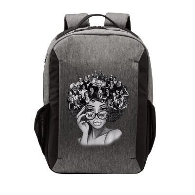Black History Month Shirt I Love My Roots Back Powerful BLM Vector Backpack