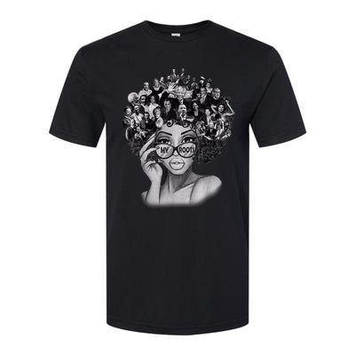 Black History Month Shirt I Love My Roots Back Powerful BLM Softstyle CVC T-Shirt