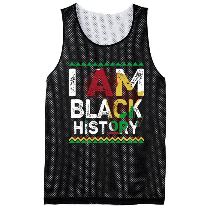 Black History Month Shirts I Am Black History African American Pride Celebration Mesh Reversible Basketball Jersey Tank