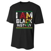 Black History Month Shirts I Am Black History African American Pride Celebration Performance Sprint T-Shirt