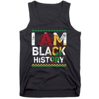 Black History Month Shirts I Am Black History African American Pride Celebration Tank Top