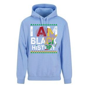 Black History Month Shirts I Am Black History African American Pride Celebration Unisex Surf Hoodie