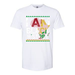 Black History Month Shirts I Am Black History African American Pride Celebration Softstyle CVC T-Shirt