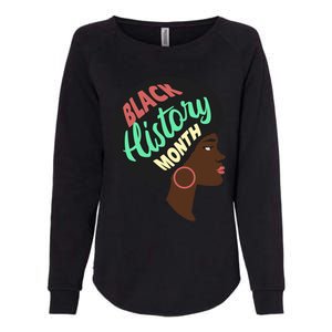 Black History Month Female African American Womens California Wash Sweatshirt