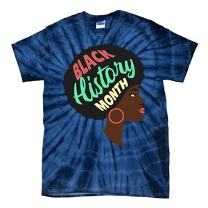 Black History Month Female African American Tie-Dye T-Shirt