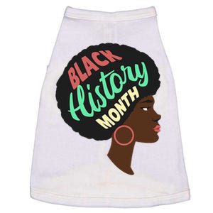 Black History Month Female African American Doggie Tank