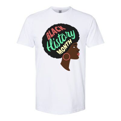 Black History Month Female African American Softstyle CVC T-Shirt