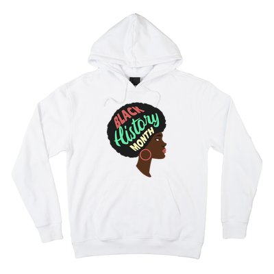 Black History Month Female African American Hoodie