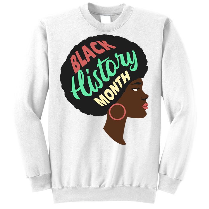 Black History Month Female African American Sweatshirt