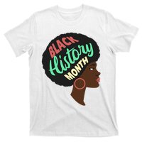 Black History Month Female African American T-Shirt