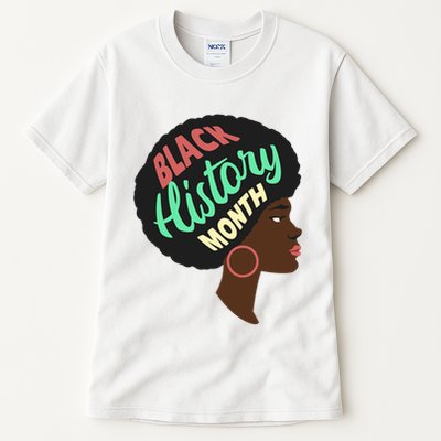 Black History Month Female African American Tall T-Shirt